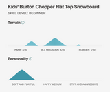 Burton Chopper Flat Top Kids Snowboard